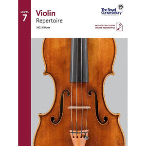 The Royal Conservatory Violin Repertoire Level 7 with Online Recordings, 2021 Edition-Music World Academy