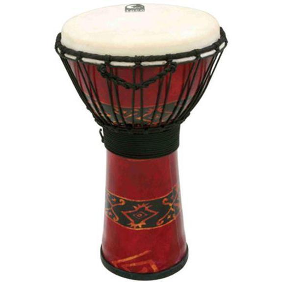 Toca SFDJ-7RP Freestyle Djembe 7" Bali Red-Music World Academy