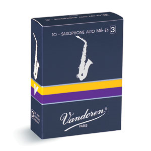 Vandoren SR213 Alto Sax Reeds Size 3 10-Pack-Music World Academy