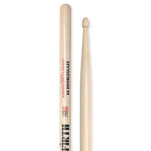 Vic Firth 5ADG American Classic Double Glaze Hickory 5A Drumsticks Wood Tip-Music World Academy