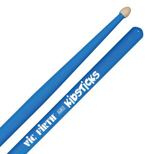 Vic Firth KIDS Drumsticks American Classic Wood Tip Hickory-Blue-Music World Academy