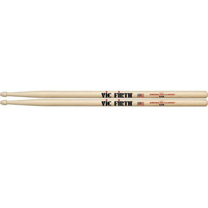 Vic Firth X5B Drumsticks American Classic Extreme 5B Wood Tip Hickory-Music World Academy
