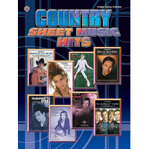 Warner Bros. Country Sheet Music Hits Book for Piano/Vocal/Chords-Music World Academy
