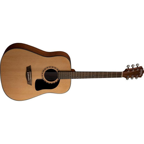 Washburn AD5K-A Apprentice 5 Dreadnought Acoustic Guitar with Hardshell Case-Natural-Music World Academy