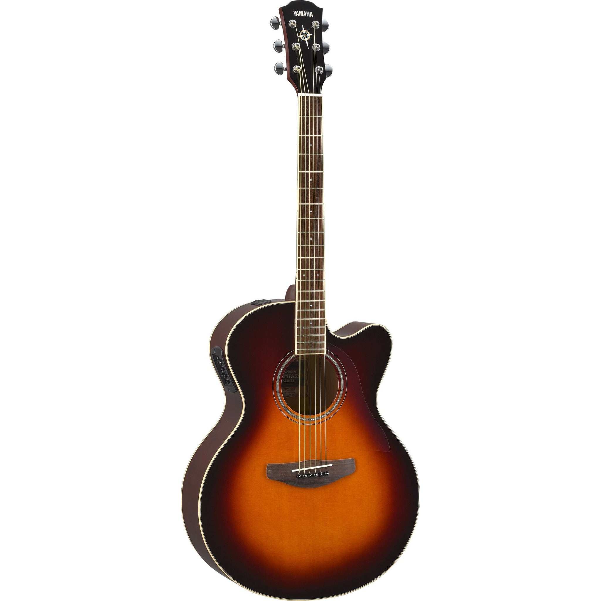 Yamaha CPX600-OVS Acoustic/Electric Guitar-Old Violin Sunburst-Music World Academy