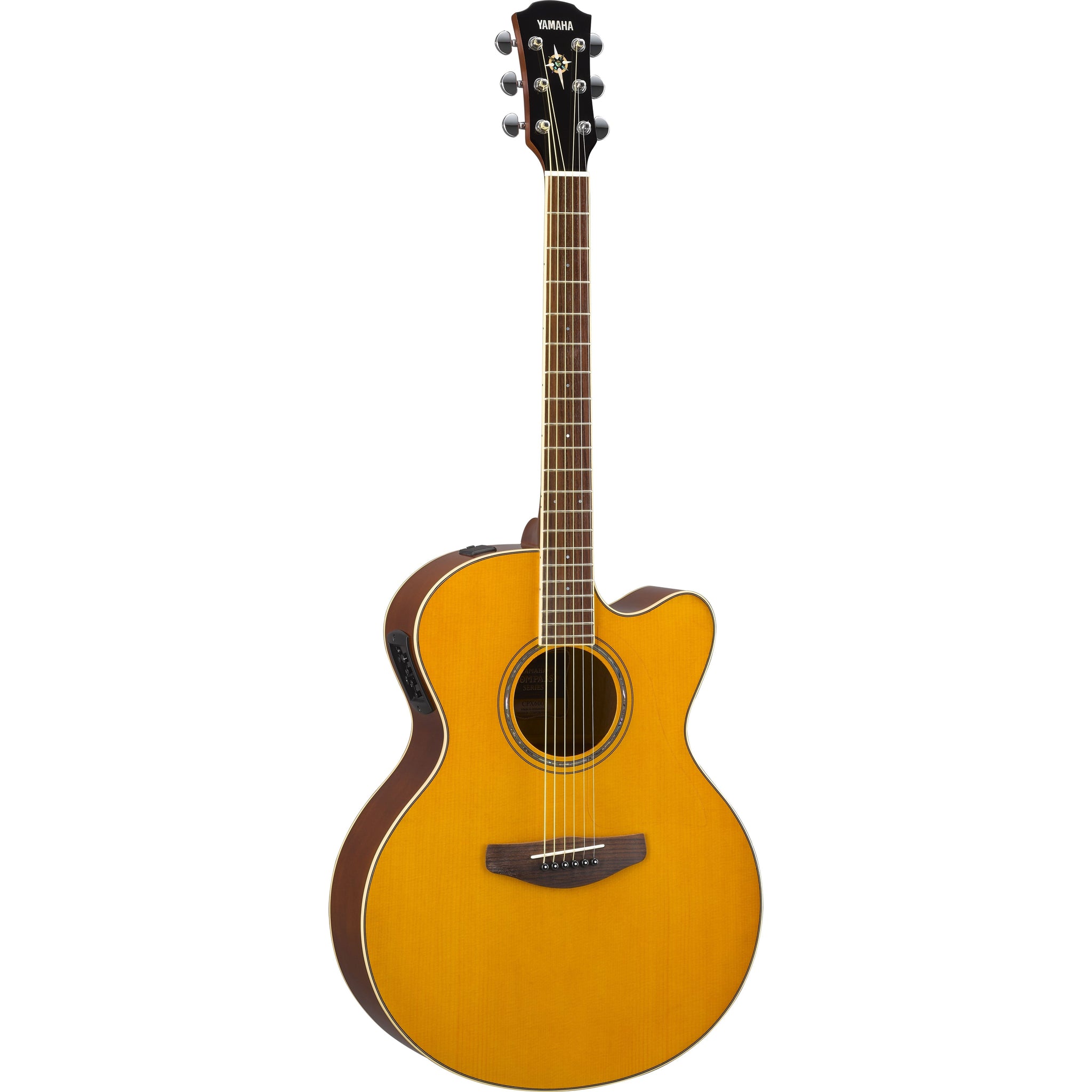 Yamaha CPX600-VT Acoustic/Electric Guitar-Vintage Tint-Music World Academy
