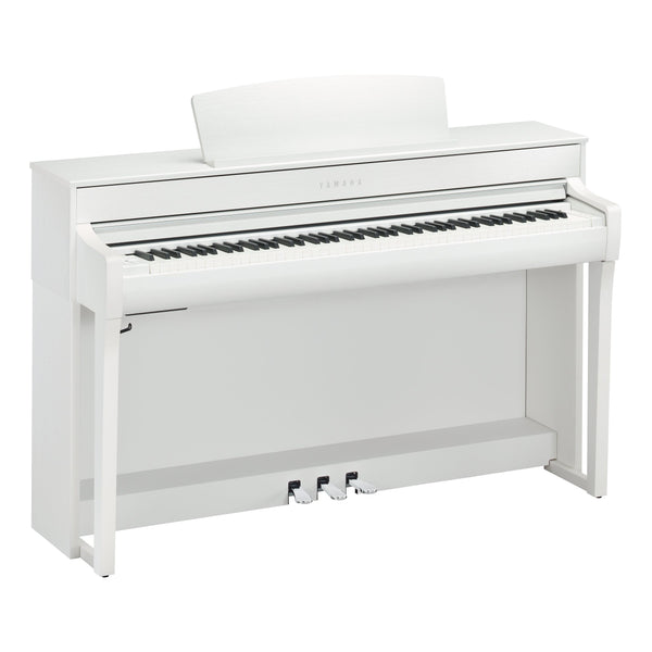 Yamaha Clavinova CLP-745WH Digital Piano-White with Bench-Music World Academy