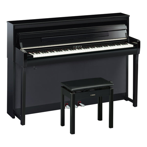 Yamaha Clavinova CLP-785PE Digital Piano-Polished Ebony with Bench-Music World Academy