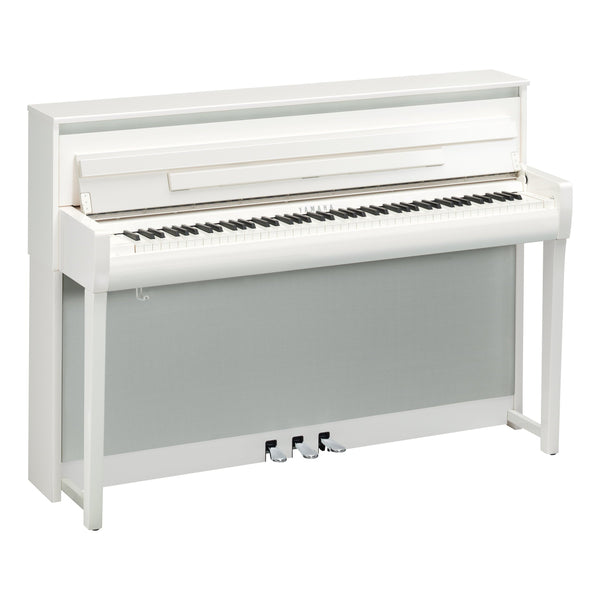 Yamaha Clavinova CLP-785PWH Digital Piano-Polshed White with Bench-Music World Academy