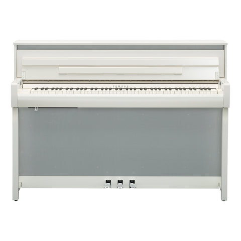 Yamaha Clavinova CLP-785PWH Digital Piano-Polshed White with Bench-Music World Academy
