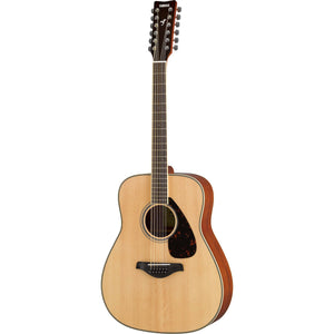 Yamaha FG820-12 FG Series 12-String Folk Acoustic Guitar-Natural-Music World Academy