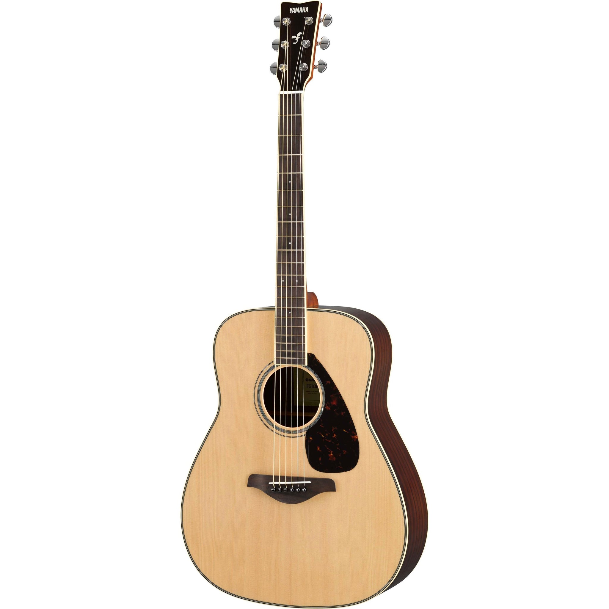 Yamaha FG830 Folk Acoustic Guitar-Natural-Music World Academy