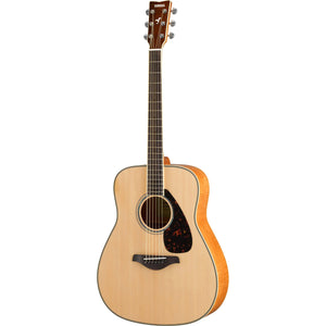 Yamaha FG840 FG Series Folk Acoustic Guitar-Natural-Music World Academy