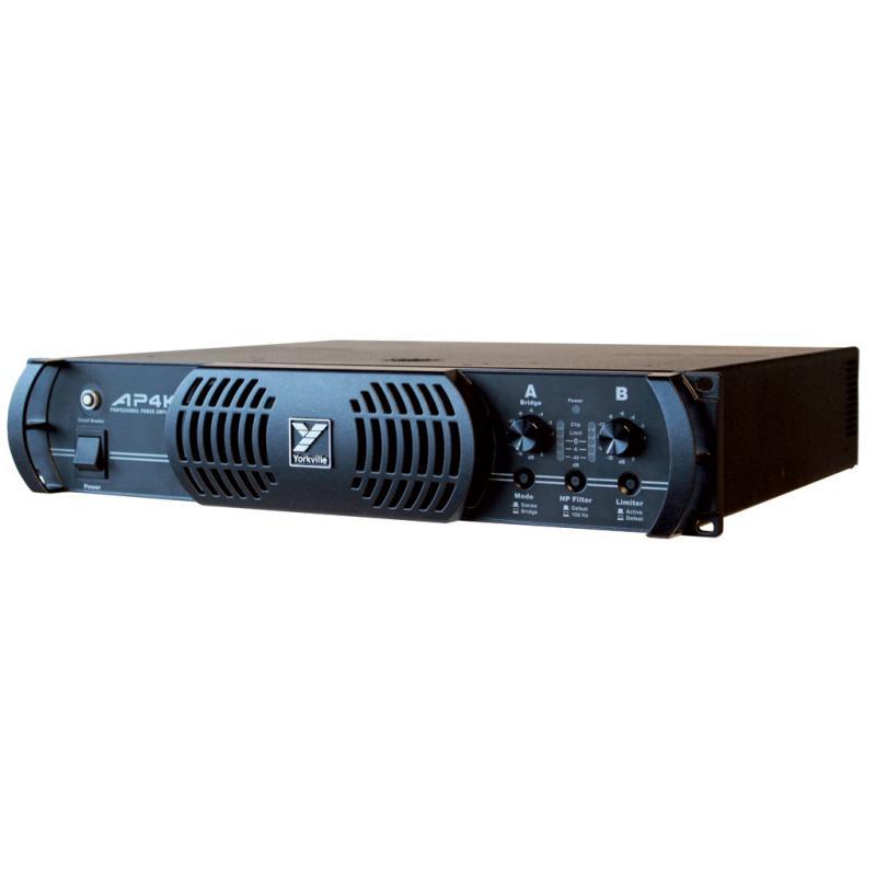 Yorkville AP4K Audiopro Power Amplifier-2x1800 Watts-Music World Academy