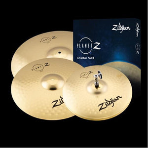 Zildjian ZP4PK Planet Z Complete Cymbal Pack with 14" Hi-Hat, 16" Crash & 20" Ride-Music World Academy