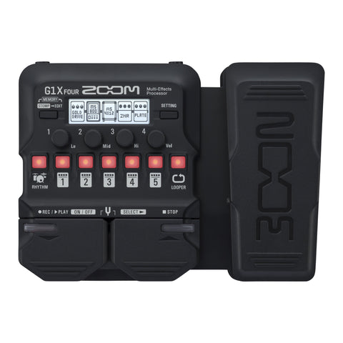 Zoom G1X-Four Guitar Multi-Effects Processor with Expression Pedal-Music World Academy