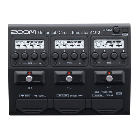 Zoom GCE-3 Guitar Lab Circuit Emulator Audio Interface-Music World Academy